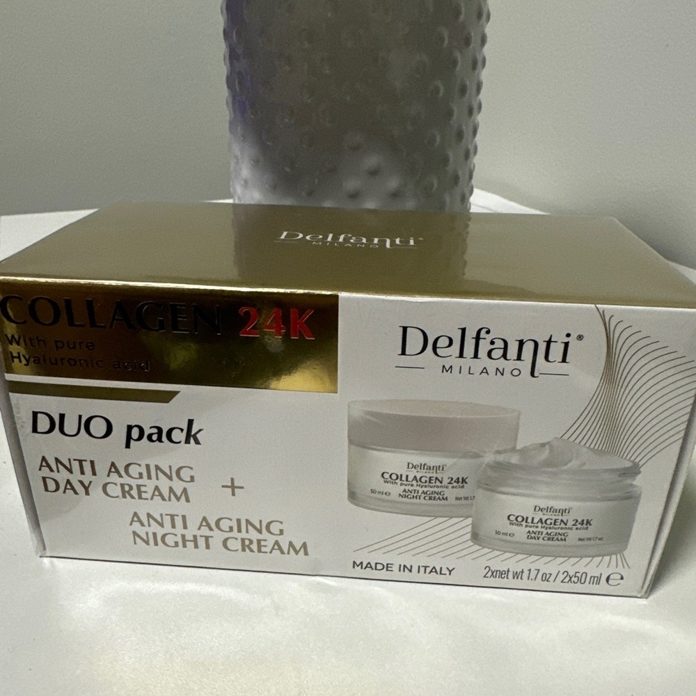 Delfanti Milano COLLAGEN 24K Anti-Aging DAY + NIGHT Cream DUO Pack